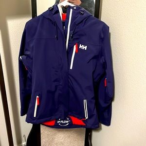 Purple Helly Hansen snow jacket
